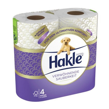 Papier toilette Hakle Pureté Douceur Petits rouleaux 24 rouleaux (6 x 4)
