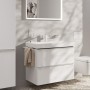 Rubinetto monocomando per lavabo hansgrohe Tecturis E 110 Fine CoolStart risparmio d'acqua+ con scarico - vista dettagliata