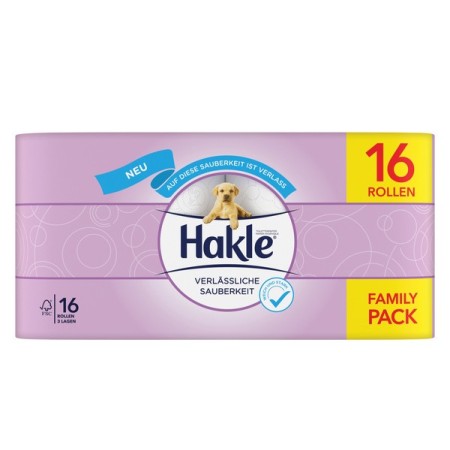 Papier toilette Hakle Fiabilité Propreté Petits rouleaux 16 rouleaux