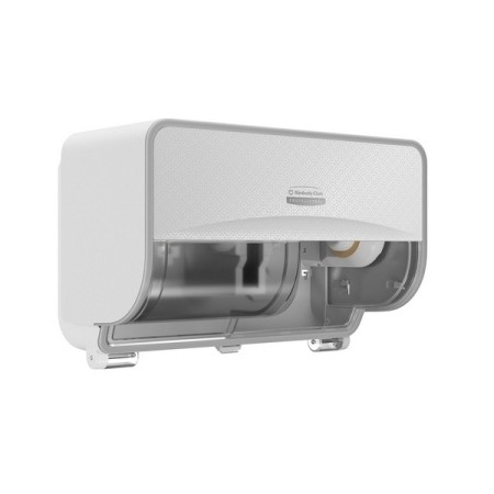 Distributeur de papier toilette Kimberly-Clark Professional ICON Standard avec 2 rouleaux horizontaux 1