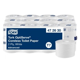 Papier toilette recyclé Tork Advanced OptiServe Midi - Système T7 24 Rouleaux