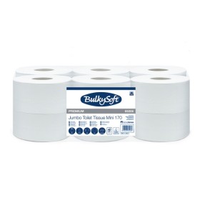 Papier toilette Mini Jumbo Bulkysoft Premium 12 rouleaux