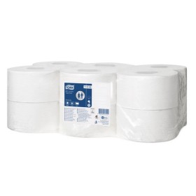 Papier toilette recyclé Tork Advanced Mini Jumbo - Système T2 12 rouleaux