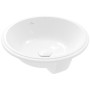 Villeroy & Boch Architectura Unterbauwaschbecken 45 x 45 cm rund, ohne Überlauf, ungeschliffen - technische Ansicht