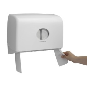 Distributeur double rouleau Aquarius Kimberly-Clark pour Mini-Jumbo 1 pièce