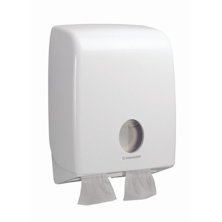 Kimberly-Clark Aquarius Doppel-Spender für Einzelblatt-Toilettenpapier 1 Stück