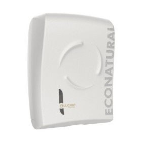 Distributeur de serviettes en papier Lucart EcoNatural Flow pour pliage en C, V et Z 1 pièce