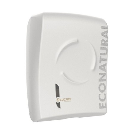 Distributeur de serviettes en papier Lucart EcoNatural Flow pour pliage en C, V et Z 1 pièce