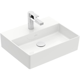 Villeroy & Boch Memento 2.0 Lavabo 50 cm con 1 foro per rubinetto, senza troppo pieno