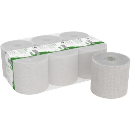 Rouleau d'essuie-mains Kimberly-Clark Hostess Natura 6 rouleaux