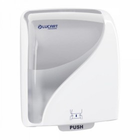 Distributore di asciugamani a rotolo Lucart Identity Autocut 2.0 - Sistema a nucleo di cartone 1 pezzo