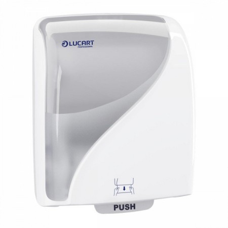 Distributore di asciugamani a rotolo Lucart Identity Autocut 2.0 - Sistema a nucleo di cartone 1 pezzo