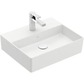 Villeroy & Boch Memento 2.0 Lavabo 50 cm con 1 foro per rubinetto, senza troppo pieno