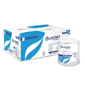 Rouleau d'essuie-mains Lucart Strong 155 ID 6 rouleaux