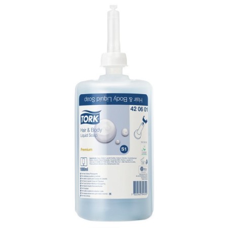 Tork Premium Flüssigseife Hair & Body Shampoo – S1 System 6 Flaschen