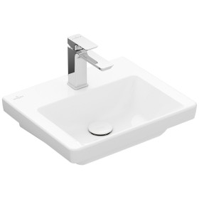Villeroy & Boch Subway 3.0 Lavabo da appoggio 45 cm, per mobile, con 1 foro rubinetto, senza troppopieno