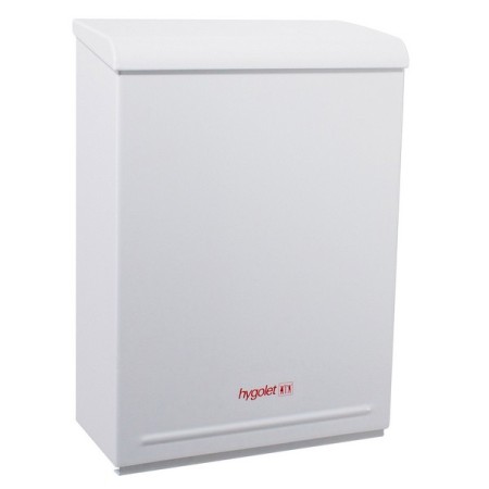 Hygolet Wallbox Whiteline Wandabfallbehälter Zincor 1 Stück