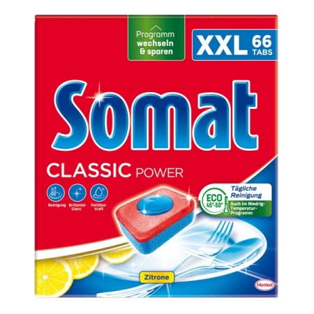 Steinfels Pastiglie per lavastoviglie Somat Classic XXL 462 pezzi (7 x 66)