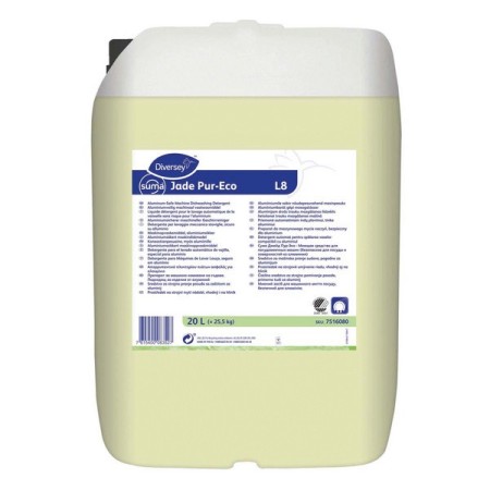 Détergent pour lave-vaisselle Suma Jade Pur-Eco L8 en bidon de 20 litres