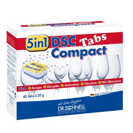 Dr. Schnell DSC COMPACT Geschirrwaschtabs 5 Kartons