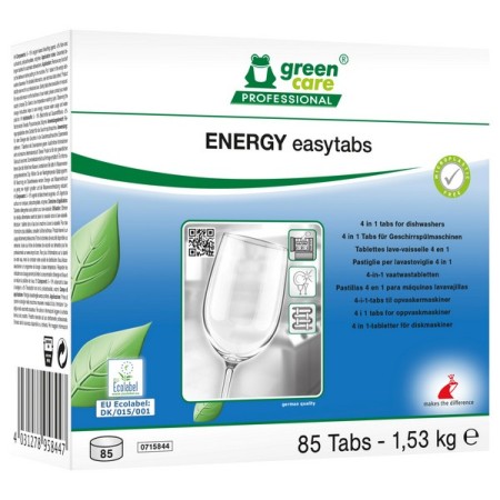 Green Care Energy easytabs 4 in 1 Geschirrwaschtabs 5 Pakete