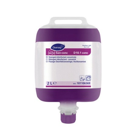Detergente disinfettante concentrato Suma San-conc. D10.1 - Lotto da 3