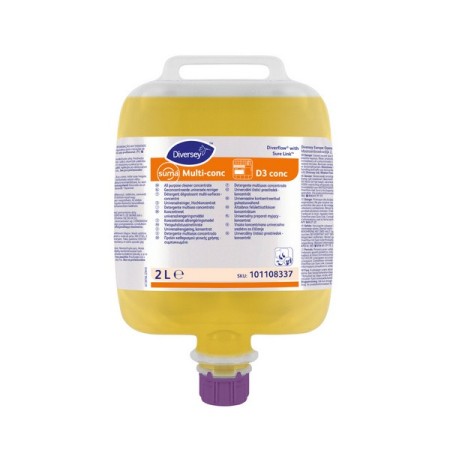 Detergente multiuso concentrato Suma Multi-conc D3, 3 bottiglie