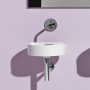 Lavabo à main LAUFEN Val 40 x 42,5 cm sans trou de robinet, avec trop-plein - vue technique