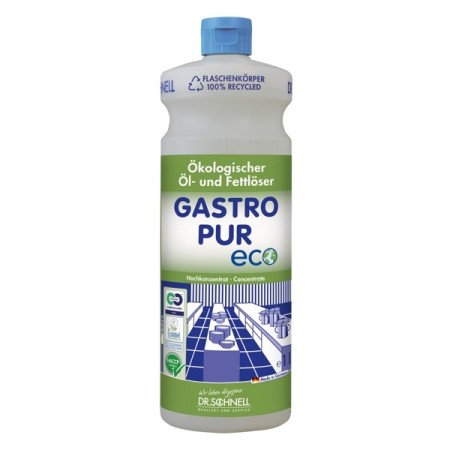Detergente ecologico per oli e grassi GASTRO PUR ECO 12 bottiglie