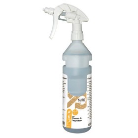 Set di 6 bottiglie vuote di spray sgrassante SURE