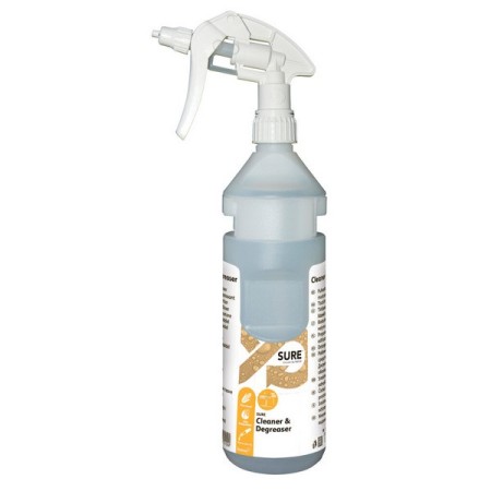 Set di 6 bottiglie vuote di spray sgrassante SURE