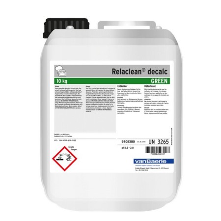 Van Baerle Decalcificante ecologico Relaclean decalc Green 1 Bidone
