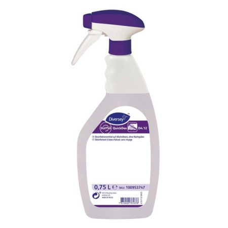 Disinfettante per superfici Suma QuickDes D4.12, confezione da 6 bottiglie