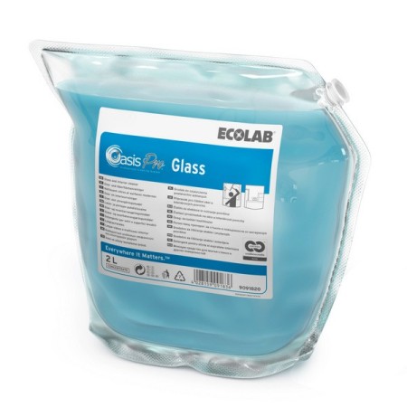 Detergente per vetri e superfici Oasis Pro Glass - 2 buste