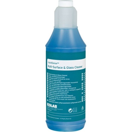 Ecolab LiquidSense Glas- und Oberflächenreiniger 4 Flaschen