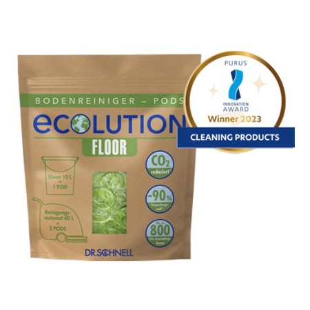 ECOLUTION FLOOR PODS Nettoyant pour sol 40 unités