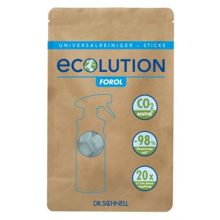 Bastoncini universali detergente ECOLUTION FOROL, 20 pezzi