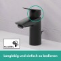 Mitigeur de lavabo monocommande hansgrohe Logis 100 - vue technique