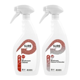 Flacon spray detergente per servizi igienici SURE 6 flaconi