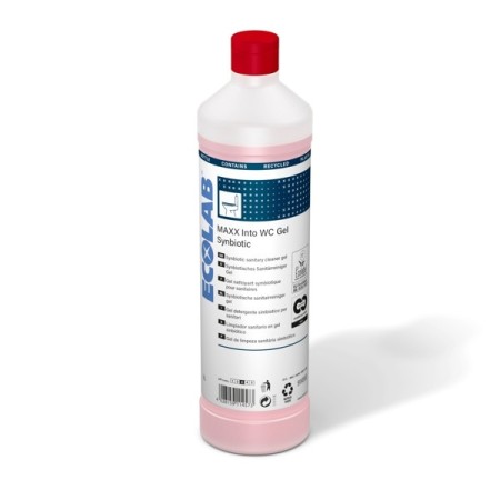 Ecolab MAXX Into WC Gel Synbiotic Sanitärreiniger 12 Flaschen