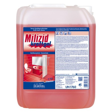 MILIZID KRAFTGEL saurer Bauschluss- und Sanitärgrundreiniger 1 Bidon