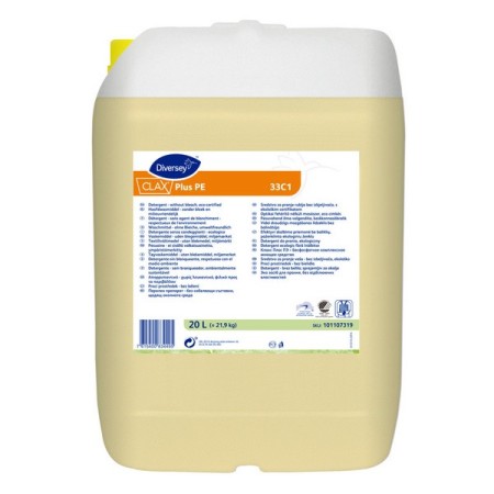 Détergent textile Clax Plus PE 33C1 en bidon de 20 litres