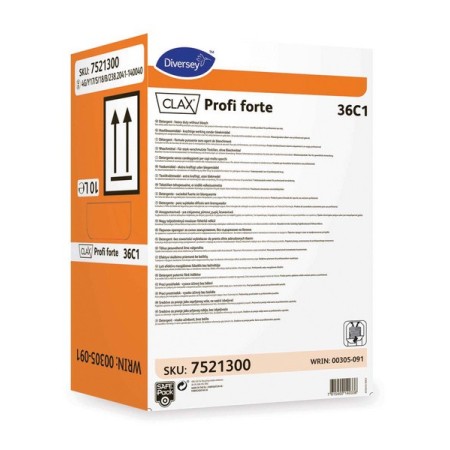 Clax Professionnel Forte 36C1 Lessive Textile 1 Bidon