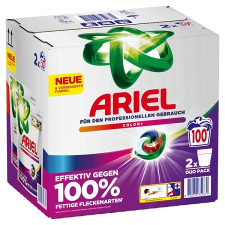 Capsules Ariel Professionnel Couleur All-in-1 100 unités