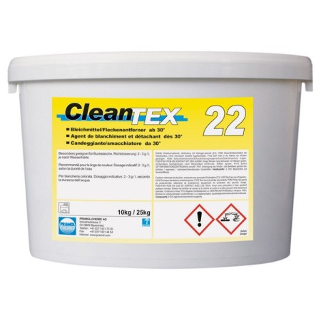 Pramol Sbiancatore e smacchiatore CleanTEX 22 in secchio