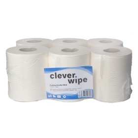 Asciugamani di carta Midi Clever Wipe 6 rotoli