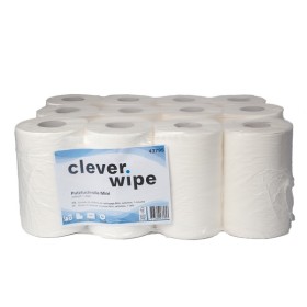 Asciugamani di carta Mini Clever Wipe 12 rotoli