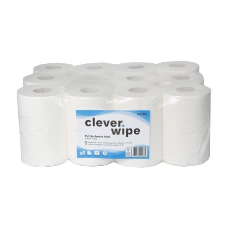 Clever Wipe Rotoli di panno Mini 12 rotoli