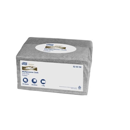 Chiffons de nettoyage industriel Tork Premium 520 - Unités individuelles