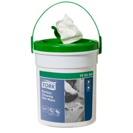 Salviette per pulizia superfici umide Tork - Sistema W15 Secchio 4